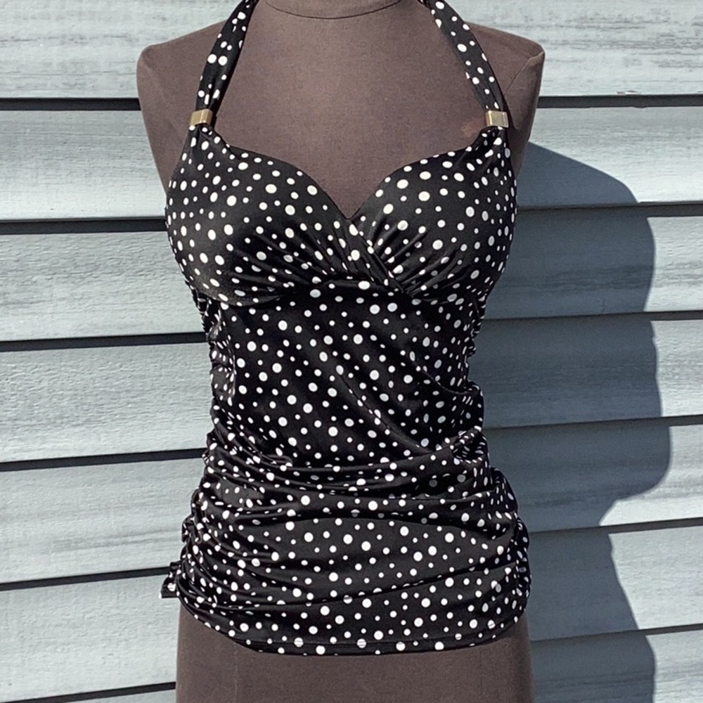 Victoria’s Secret Very Sexy Polka Dot Tankini Top Size 36A